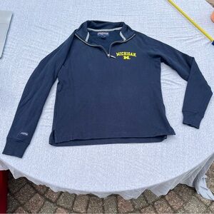 Jansport University of Michigan quarter zip sweatshirt
